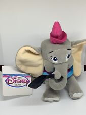 Vintage 1990's Disney Store Dumbo Beanbag Plush Retired with Tags 8” picture