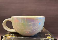 Davids Tea Opalescent Ceramic Tea Cup DAVIDsTEA Pearl EUC picture