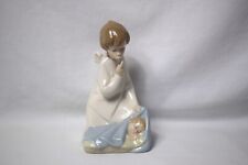 Lladro #4635 Vintage 1991 Guardian Angel With Baby Spain No Box EUC picture