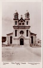 Curacao Holy Family Church DWI Dutch Caribbean Island Capriles RPPC Postcard E59 picture
