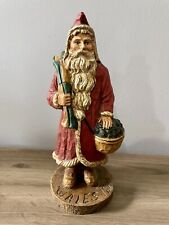 Wood World 1989 Santa Father Christmas 1810 Wales Collectible Figurine picture