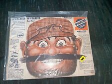 Vintage 1940’s Wheaties Cereal Box Panel Fun Mask Paul Bunyan picture