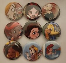 Lot Of 9 Custom Disney 1.25 Inch Buttons picture