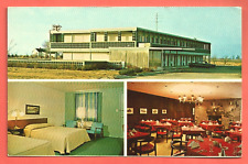 THE GARDENS MOTEL & RESTAURANT, LITCHFIELD, ILL. – Route 66 - 1960s Postcard picture