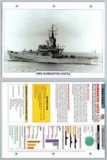 HMS Dumbarton Castle - 1981 - Patrol Forces - Atlas Warships Maxi Card picture