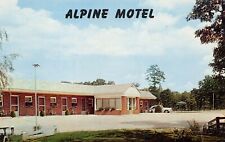Fredericksburg VA Virginia Alpine Motel Now Car Dealer Vtg Postcard A53 picture