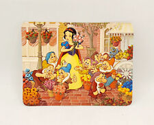Vtg Disneyland Snow White's Fantasy Bouquet Large Postcard The Seven Dwarves picture
