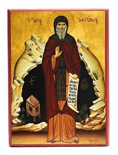 Orthodox Icon of St Anthony the Great of Egypt Father of Monasticism (5