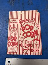 Vintage 1960s Fresh Popcorn Box Delicious Crisp Kids & Clowns New Old Stock NOS picture
