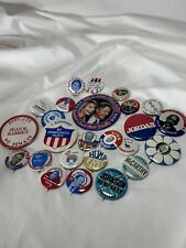 Vintage Political Button Presidential And Local Buttons Vintage Lot Of 25 C picture