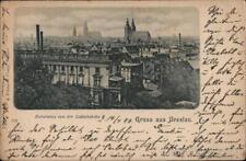 Germany 1898 Liebichshohe Panorama Postcard 5pf stamp Vintage Post Card picture