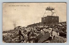 Summit Pike's Peak CO, Station, Colorado Vintage Postcard picture