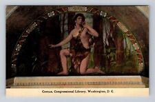 Washington DC-Comus, Congressional Library, Antique, Vintage Souvenir Postcard picture