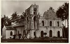 malay malaysia, MALACCA, St. Peter's Church (1930s) RPPC Postcard picture