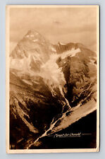 1926 RPPC Mount Sir Donald & Glacier British Columbia BC Canada Postcard picture