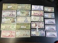 SUPER SET Of 20 Banknotes (1978-2003) PRS Saddam Hussein Iraq  Iraqi picture