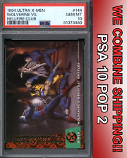 1994 ULTRA X-Men Wolverine Hellfire Club 144 Greatest Battle POP 2 PSA 10 GEM MT picture