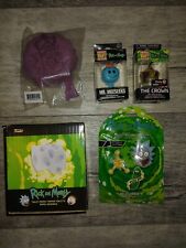 Rick And Morty Lot - Funko Keychain - Toilet Paper - Pinback Buttons picture