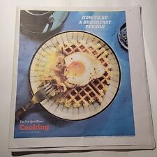The New York Times Newspaper January 29 2024 Cooking Supplement Breakfast Person picture