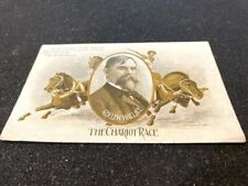 postcard 1907 GEN. LEW WALLACE The Chariot Race, Hammer, Pierson Co. picture