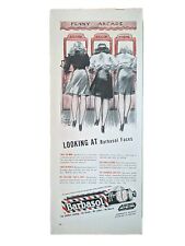 Vintage 1945 Kissing Booth barbasol print ad.  original item. World War 2 picture