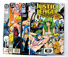 LOT OF 5 JUSTICE LEAGUE -AMERICA 34 70 88 INTER. 14 & EUROPE 11 - DC COMIC - NEW picture