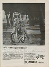 1966 Bridgestone 60 Sport Motorcycle Harry Giving Lessons Date Original Print Ad picture