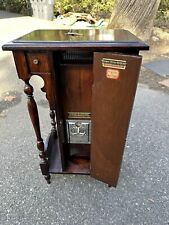 Rare Howard Home Humidor Cigar  Cabinet Vending Machine Hotel Lobby End Table picture