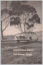 Vintage Print Ad 1955 Chrysler New Yorker - Richfield Ethyl - Classic 50s Car Ad picture
