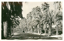 c1940 Palm Drive, Pomona, California Real Photo Postcard/RPPC picture