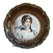 Antique C.T. Tielsch Altwasser Germany Portrait Queen Louise Of Prussia Plate picture