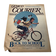 VTG Gemco Courier September 1980 Back To School Magazine Store Pre-Costco picture