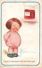 Artist Grace Wiederseim Drayton Cute Girl Jam Jar 1911 Postcard B560 picture