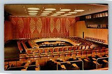 New York City NY, United Nations, Council Chamber, c1959 Vintage Postcard picture