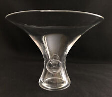 VINTAGE SIGNED STEUBEN GLASS BOUQUET THUMBPRINT VASE by GEORGE THOMPSON 5
