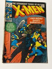 X-men #70 Marvel Comics 1971 no back cover picture