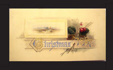 ANTIQUE VICTORIAN 1887 CHRISTMAS CARD picture