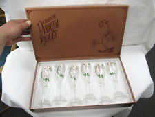 Set of 6 Boxed Perrier Jouet Belle Epoque Champagne Flutes Unused picture