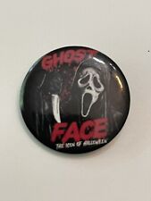 Ghost Face Icon Of Halloween 1” Pin Pinback Button picture