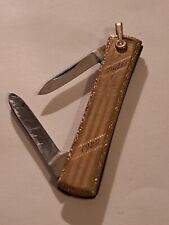 Sturdy Art Deco 1938 Gold Filled Pocket Knife Key/Watch Fob picture