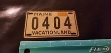 Vintage 1950’s Maine BICYCLE LICENSE PLATE picture