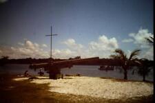 35mm Colour Slide- Beach Park with WW2 Gun  Queensland 1986 picture