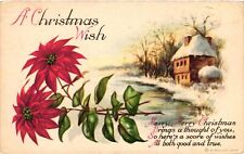 Vintage Postcard- A Christmas Wish picture