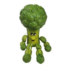 Wooden Broccoli Figurine Toy Signed 2011 picture