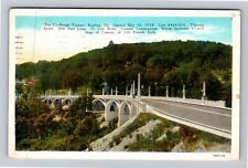 Reading PA-Pennsylvania, The Lindbergh Viaduct, c1933 Vintage Souvenir Postcard picture