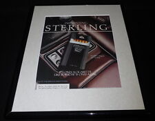 1984 Sterling Cigarettes / Porsche 11x14 Framed ORIGINAL Vintage Advertisement  picture