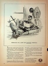 Original 1942 U.S. Brewer's Foundation Ad: Moral is a Lot of Little Things picture
