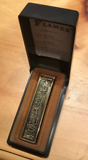 VINTAGE FLAMEX EGYPTIAN REVIVAL CIGARETTE LIGHTER ORIGINAL BOX AND INSTRUCTIONS picture