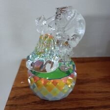 Disney Beauty and the Beast Glass Figurine. Multicolor Light Refraction. Mint picture