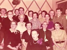 GE Photograph Cute Group Women Retirement Party 1955 Sepia  picture